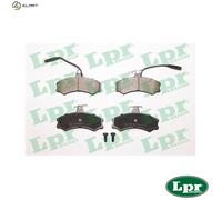 BRAKE PAD SET DISC BRAKE 05P012 FOR ALFA ROMEO AR/6/Van/Bus PEUGEOT J5 FIAT