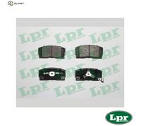 SAMKO 5SP055 Brake Pad Set, disc brake for DAIHATSU