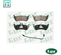 LPR 05P1000A Brake pad set