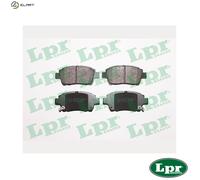 LPR 05P1062 Brake pad set