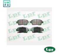 LPR 05P1062 Brake pad set