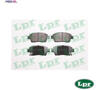 LPR 05P1062 Brake pad set