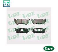 LPR 05P1065 Brake pad set