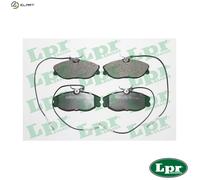 LPR 05P1104 Brake pad set