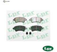 LPR 05P1105 Brake pad set