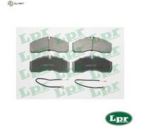 LPR 05P1109A Brake pad set