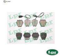 Brake pads 5SP1121 SAMKO for AUDI VW