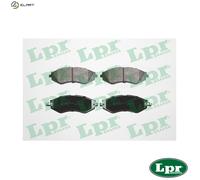 LPR 05P1209 Brake pad set