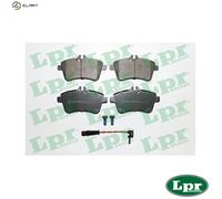 LPR 05P1243A Brake pad set
