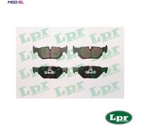 LPR 05P1252 Brake pad set
