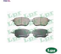 LPR 05P1342 Brake pad set