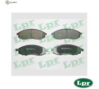 LPR 05P1343 Brake pad set
