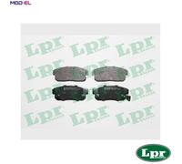 LPR 05P1432 Brake pad set