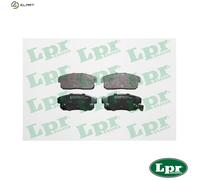 BRAKE PAD SET DISC BRAKE 05P1432 FOR MAZDA 13B-MSP 1.3L 2cyl RX-8