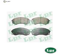 LPR 05P1451 Brake pad set
