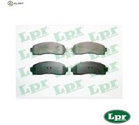 LPR 05P1542 Brake pad set