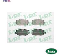 LPR 05P1554 Brake pad set