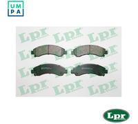 LPR 05P1568 Brake pad set