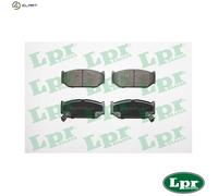 BRAKE PAD SET DISC BRAKE 05P1594 FOR SUZUKI SWIFT/III/MK/V/IV M13A 1.3L 4cyl