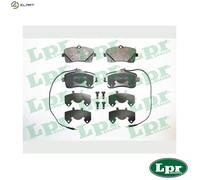 Brake pads 05P1601 LPR for PEUGEOT 407 407 SW