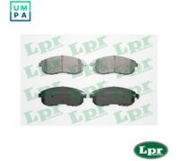 LPR 05P1605 Brake pad set