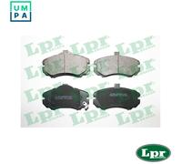 LPR 05P1609 Brake pad set