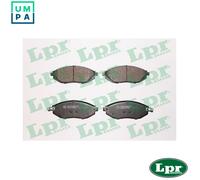 LPR 05P1629 Brake pad set