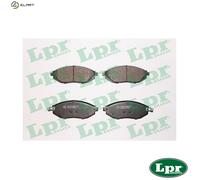 BRAKE PAD SET DISC BRAKE 05P1629 FOR CHEVROLET LMT 1.0L LMU 1.2L 4cyl SPARK