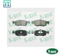 LPR 05P1654 Brake pad set