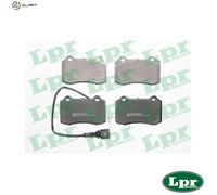 BRAKE PAD SET DISC BRAKE 05P1672 FOR SEAT BAM/AMK 1.8L 4cyl LEONBDE/AUE 2.8L