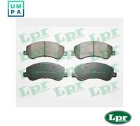 LPR 05P1679 Brake pad set