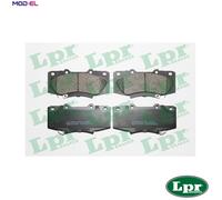 LPR 05P1682 Brake pad set