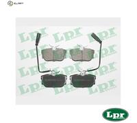 LPR Brakes Brake Pad Set 05P1699 – Disc Brake for Ford, SEAT, VW (Sharan, Galaxy I, Alhambra)