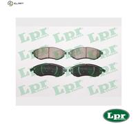 LPR 05P1730 Brake pad set