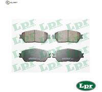 LPR 05P1792 Brake pad set
