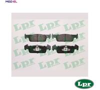 LPR 05P1796 Brake pad set