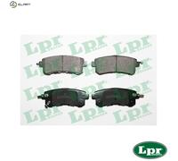 LPR Brakes Brake Pad Set 05P1798 - Disc brake for Nissan Patrol VI VK56VD 5.6L 8cyl