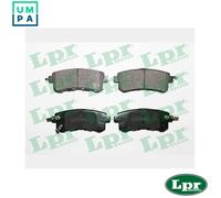 LPR 05P1798 Brake pad set