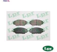 LPR 05P1846 Brake pad set