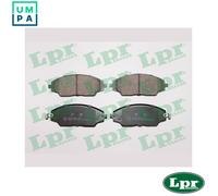LPR 05P1846 Brake pad set