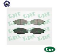 LPR 05P266 Brake pad set