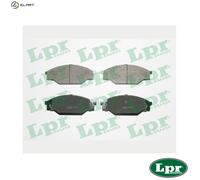LPR 05P266 Brake pad set
