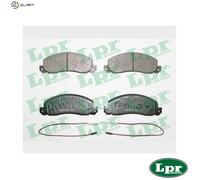 LPR 05P278 Brake pad set