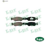 LPR 05P295 Brake pad set