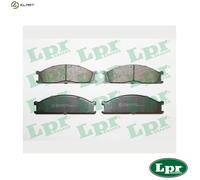 LPR 05P379 Brake pad set
