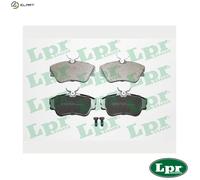 LPR Brakes Brake Pad Set (Disc) 05P605 for VW Caravelle/Eurovan/Transporter/Bus