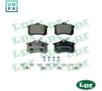 LPR 05P634K Brake pad set
