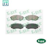 LPR 05P640 Brake pad set