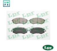 LPR 05P640 Brake pad set