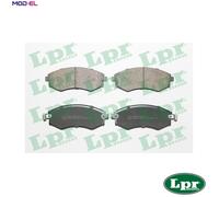 LPR 05P640 Brake pad set